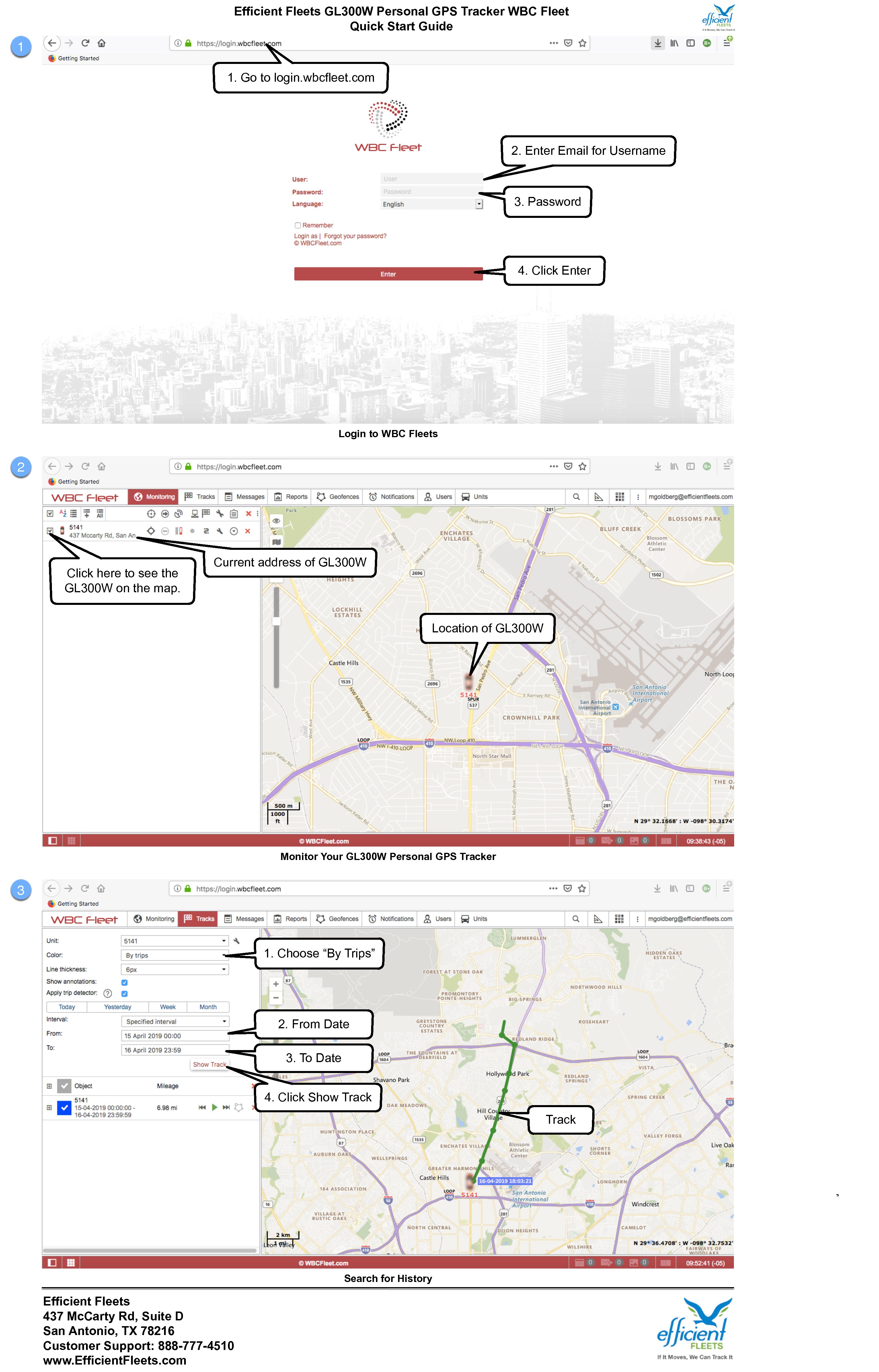 Personal GPS Tracker WBC Fleet Guide