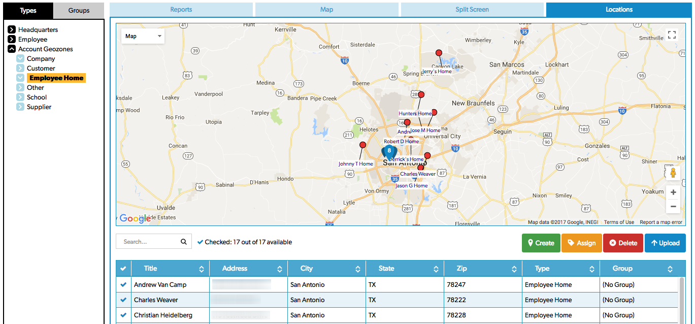 SkyBitz Locations