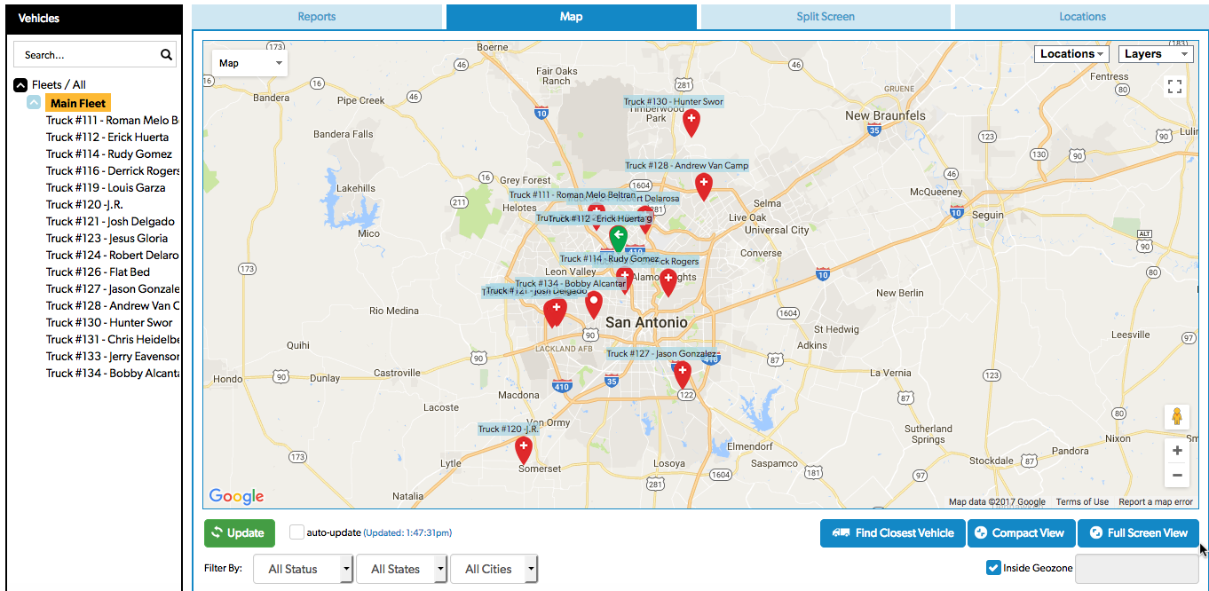 SkyBitz Local Fleet GPS Tracking